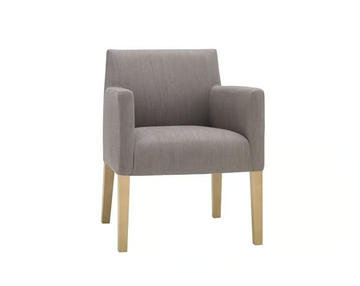 ANNA EASY CHAIR BU1405 - Upholstered chair with armrests by Andreu World - view 3